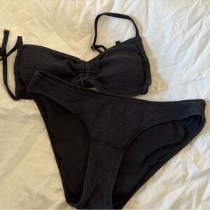 Black bikini swimsuit